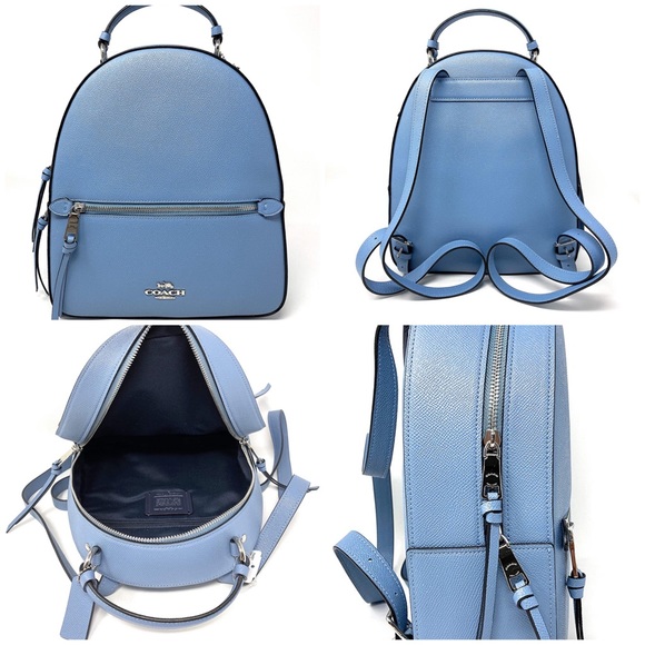 Coach Jordyn Crossgrain Leather Backpack Handbag - Picture 2 of 13